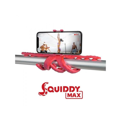 Squiddy Max treppiede Smartphone/fotocamera di azione 6 gamba/gambe Rosso - Celly