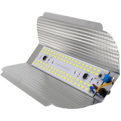 Lampada da esterno 50W 68LED con illuminazione da esterno per giardino IP65 bianco en oferta