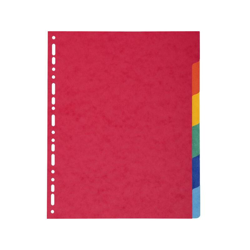 2406E divisore Multicolore Cartoncino 6 pezzo(i) - Exacompta precio