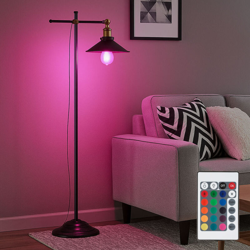 Etc-shop - Lampada da comodino in ottone anticato Lampada da tavolo dimmer per telecomando con LED RGB precio