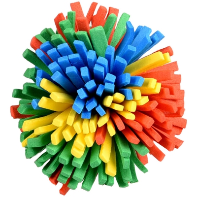 Flamingo Pet Products - 1 palla pom-pom Hoepsy. ø 4,2 cm. . giocattolo per gatti.
