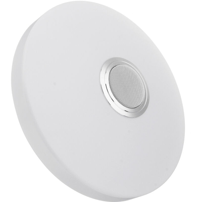 Plafoniera a LED dimmerabile 48W con altoparlante musicale con telecomando per smartphone LAVENTE