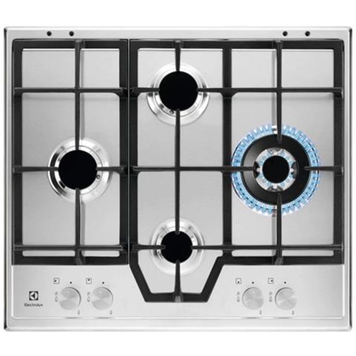 Piano Cottura KGS6456SX a Gas 4 Fuochi Gas 60cm Colore Acciaio Inox