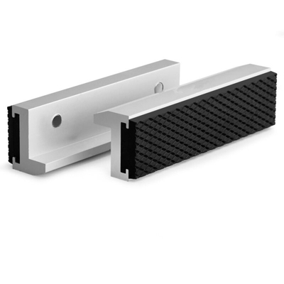 Morsa da banco con robusta protezione magnetica per ganasce, fodera per cuscino, accessori per ganasce in plastica