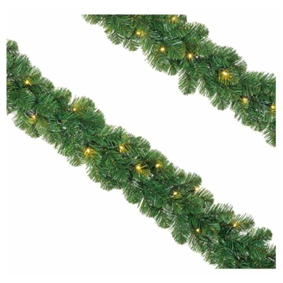 Norton set ghirlanda con led verdi a batteria