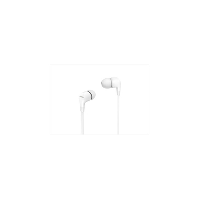CUFFIA TAE1105WT AURIC. IN EAR Intra/auricolari con microfono,caps intercambiabili, Bianca - Philips