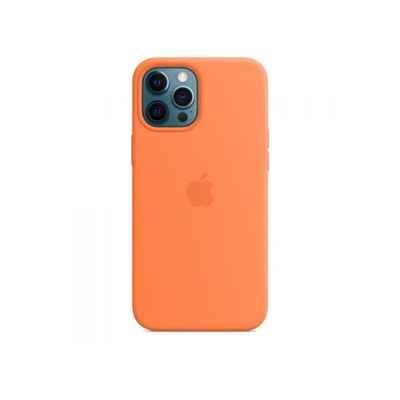 Custodia MagSafe in silicone per iPhone 12 Pro Max - Kumquat - Apple