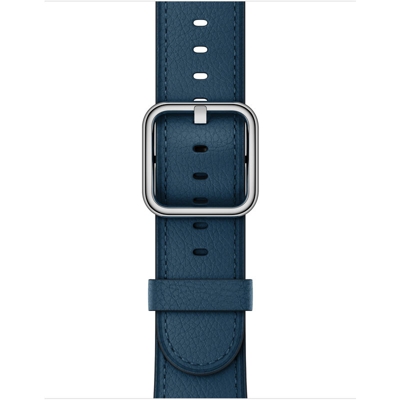 MQV02ZM/A accessorio per smartwatch Band Blu Pelle - Apple