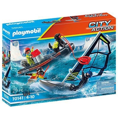 ® City Action Salvataggio di un marinaio polare con un gommone 70141 - Playmobil