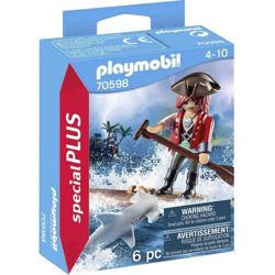® specialPLUS Pirata con zattera e squalo martello 70598 - Playmobil características