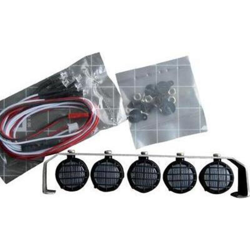 Faretto tetto con 5 led Argento/Nero PER MODELLISMO - Amewi precio