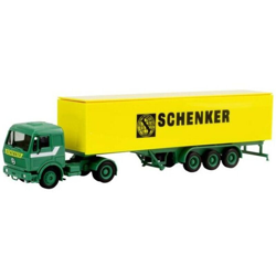 310949 H0 Mercedes Benz S semirimorchio valigetta Schenker - Herpa en oferta