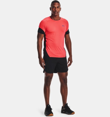 Maglia a manica corta UA RUSH™ HeatGear® 2.0 da uomo
