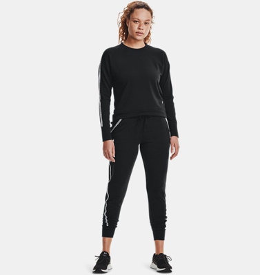 Pantaloni UA Rival Terry Taped da donna