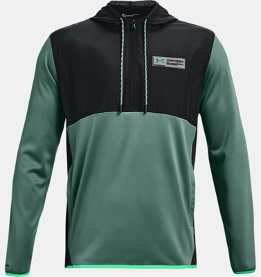 Felpa con cappuccio Armour Fleece® Storm ½ Zip da uomo