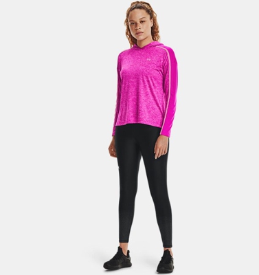 Felpa con cappuccio UA Tech™ Twist Graphic da donna