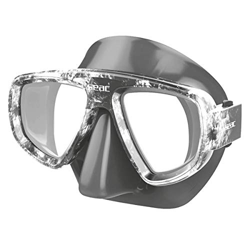 SEAC Extreme, Subacquea e Pesca in Apnea Si Adatta a Maschera Graduata con Lenti Ottiche Opzionali Unisex Adulto, Camo Grigio, Standard precio