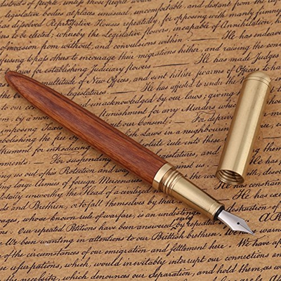 Pangding Stagione Scolastica Penna stilografica in Legno, Articoli di cancelleria per Ufficio di Alta qualità da Regalo di cancelleria per Scrittura 0