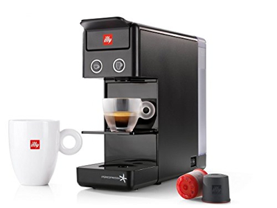 Macchina da caffè a capsule ILLY modello Y3.2 Iperespresso colore Nero, macchinetta caffè illy iperespresso Y3.2, macchinetta capsule ideale sia per c