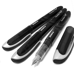 Zebra - OMG Penna stilografica usa e getta (confezione da 3) Confezione da 3 Nero en oferta