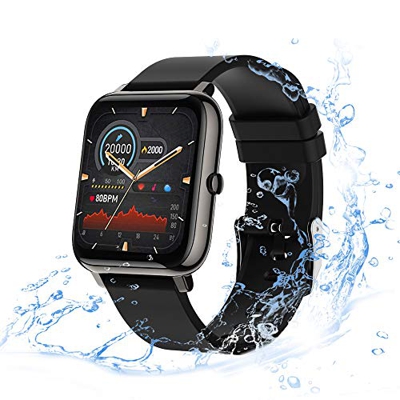 smartwatch touch screen da 1,4 pollici per Android iOS, eLinkSmart Smartwatch per donna uomo, smartwatch fitness con contapassi e resistente all'acqua