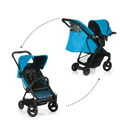 iCOO Acrobat Shop N Drive Passeggino Regolabile in Altezza fino a 18 kg con Posizione Nanna e Coprigambe + Ovetto dalla Nascita, Pieghevole con una Ma precio