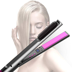 Piastra per Capelli Professionale 3 in 1, Bigodino e Pettine - Piastra per Capelli a Riscaldamento Rapido con Controllo Della Temperatura a 4 Velocità características