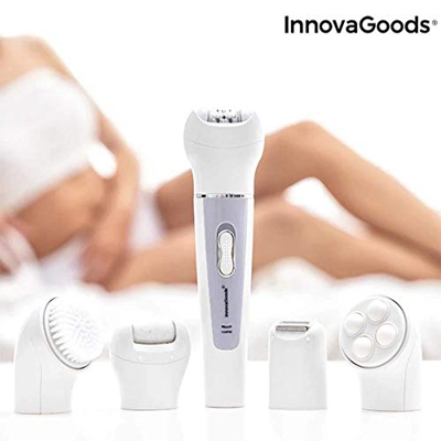 InnovaGoods Set di depilazione e cura della pelle 5 in 1 – 1 Kit