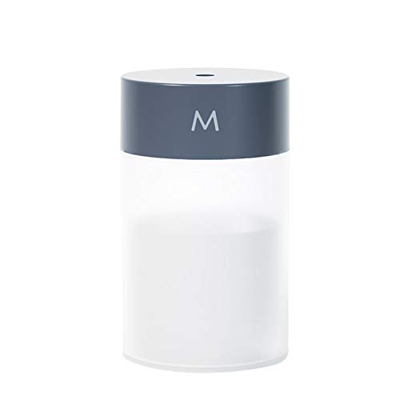 Fesjoy 260 ml Umidificatore per Nebbia Diffusore Umidificatore Portatile Colorato Luce Notturna Silenziosa, con Spegnimento Automatico Senza Acqua, Al