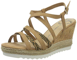 MARCO TOZZI 2-2-28721-24, Sandali con Cinturino alla Caviglia Donna, Beige (Desert Comb 430), 39 EU precio