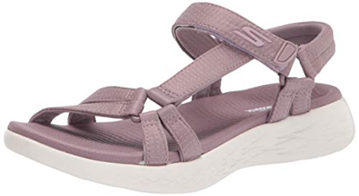 Skechers 15316-LTMV_37, Sandali da Esterno Donna, Purple, EU