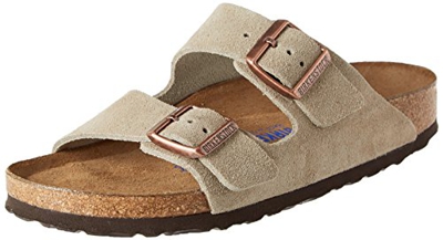 Birkenstock Arizona, Sandali a Punta Aperta Donna, Beige (Taupe Taupe), 40 EU