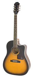 Epiphone EE2SVSNH3 AJ-220SCE Chitarra Elettroacustica, Raggera Vintage características