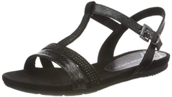 MARCO TOZZI 2-2-28124-24, Sandali con Cinturino alla Caviglia Donna, Nero (Black Met.Comb 011), 39 EU características
