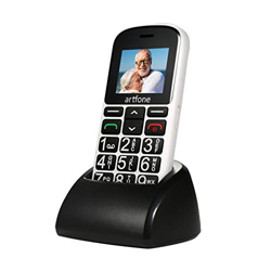 artfone GSM Telefono Cellulare per Anziani con Tasti Grandi | Pulsante di emergenza SOS | Doppia scheda SIM sbloccata | Torcia elettrica | Radio Suono precio