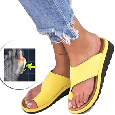 Sandali Ortopedici Donna Zeppa Sandali Donna Alluce Valgo Estivi Stile Scarpe da Viaggio Casual da Spiaggia Sandali Infradito Sandali,05,37