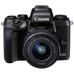 EOS M5 Nero Kit EF-M 15-45mm Sensore CMOS APS-C 24 Mpx Display 3'' Filmati Full HD NFC Wi-Fi en oferta