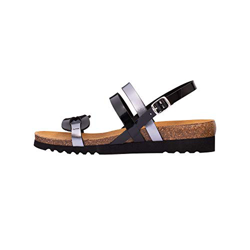 Scholl Sandali con Cinturino Sofia Sandal, Nero, 39 EU precio