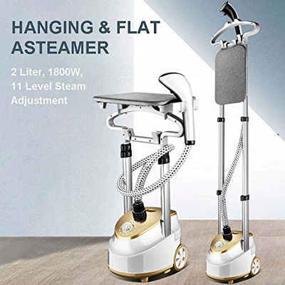 WQER Stiratrice da Stiro Portatile per Uso Domestico da 1800 W Stiratrice da Stiro Verticale Regolabile a 10 velocità