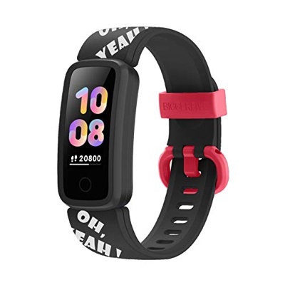 BIGGERFIVE Orologio Fitness Tracker Bambino Bambina Donna, Contapassi Smartwatch con Cardiofrequenzimetro da Polso, Impermeabile IP68 Activity Tracker