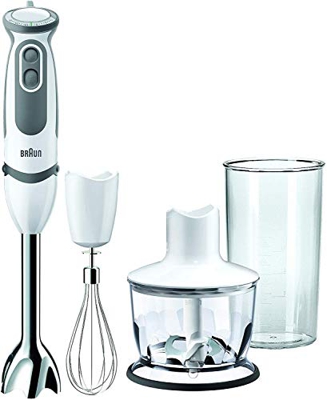 Braun MQ5035 Sauce Mixer a Immersione, Minipimer, 750 W, 0.6 Litri, Plastica, 21 velocità, Bianco