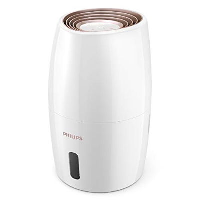 Philips 2000 Series HU2716/10 - Umidificatore d'aria, respira facilmente e dormi in modo tranquillo Umidifica l'aria secca in modo igienico, giorno e 