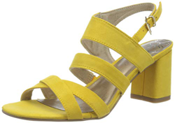 MARCO TOZZI 2-2-28358-24, Sandali con Cinturino alla Caviglia Donna, Giallo (Yellow 600), 38 EU precio
