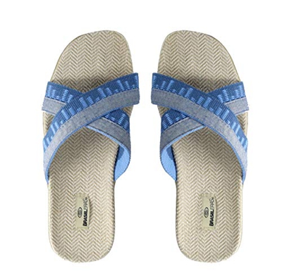 BRASILERAS Incrociate, Sandali Flip-Flop da Uomo Blu Size: 44/45 EU