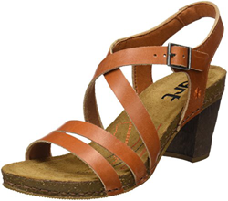 Art I Meet, Sandali Punta Aperta Donna, Marrone (Cuero Cuero), 38 EU en oferta