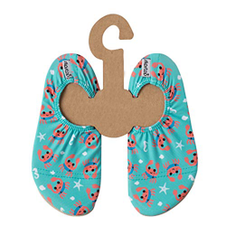 Slipstop Scarpe da spiaggia per bambini, antiscivolo, scarpe da nuoto da bagno, per le vacanze, yoga, unisex, fattore di protezione solare, 50 misure, precio