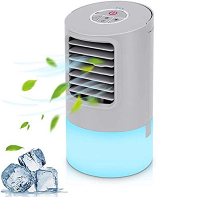 Mini Condizionatore Portatile Raffrescatore Evaporativo Umidificatore Purificatore Raffreddatore D'aria Climatizzatore Air Cooler con Raffreddamento p