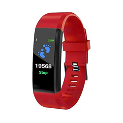 SmartWatch Bluetooth cardiofrequenzimetro LKM Security Rosso LKM-OSG115RD en oferta