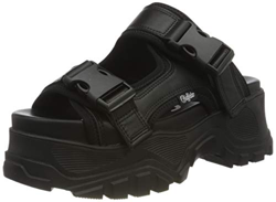 Buffalo Gldr OS 2, Sandali Bassi Donna, Nero, 39 EU precio