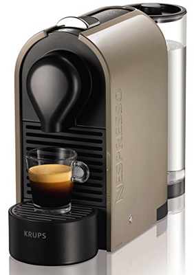 Nespresso U XN250A Macchina per caffè espresso di Krups, colore Grigio (Pure Grey)